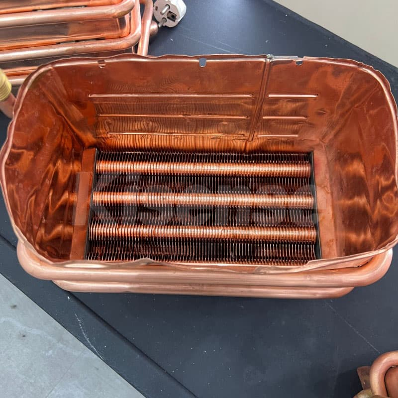 Wall Mounted Gas Water Heater Spare Part Copper Heat Exchanger