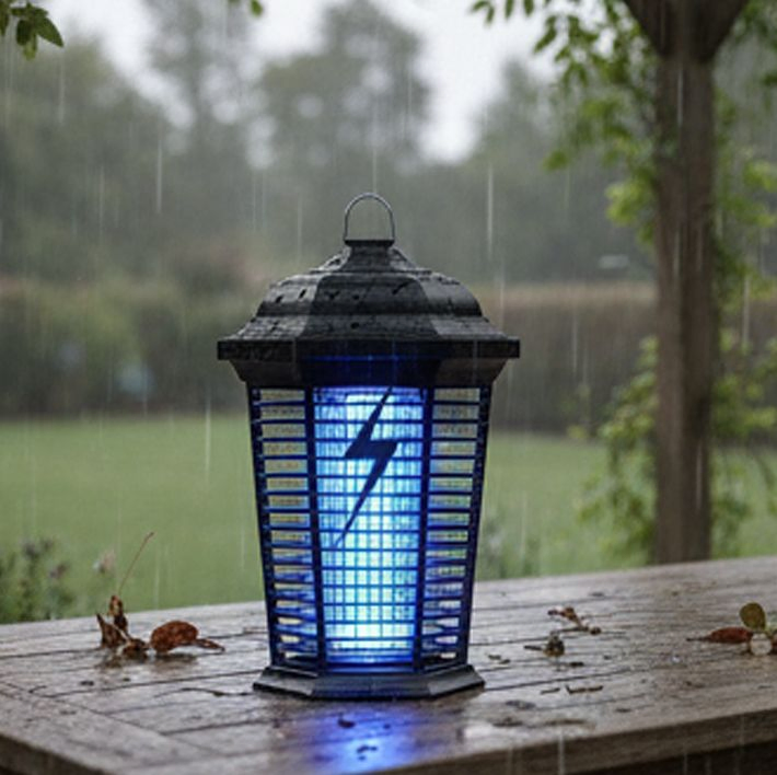 Powerful Outdoor Bug Zapper with High Coverage for Effective Insect Control