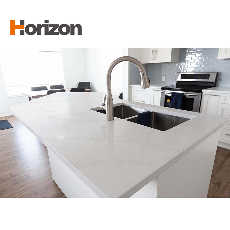 Artificial Marble Quartz Stone Calacatta Beautiful Veins