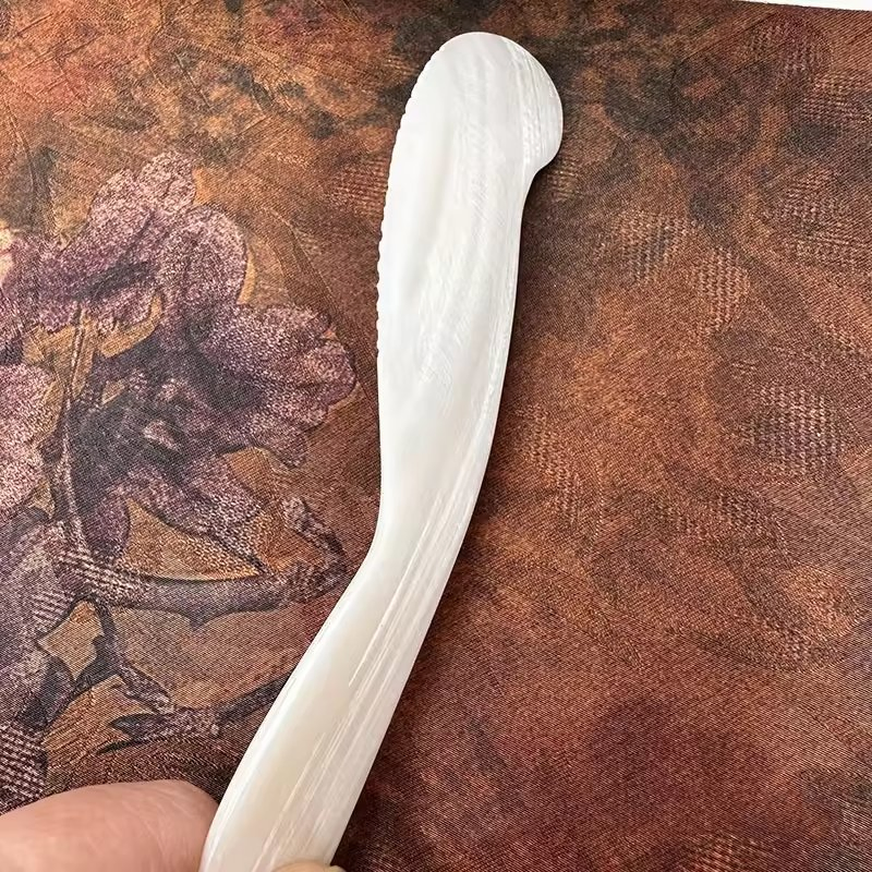 14 Cm Natural Shell White Home Butter & Cream Spreaders