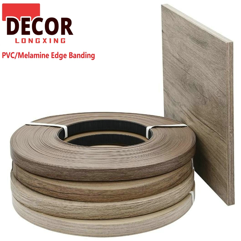 0.4mm 0.8mm 1.2mm 2.0mm 3.0mm Colorful Custom Furniture Edge Decoration Eco-Friendly Solid Color White PVC Edge Banding