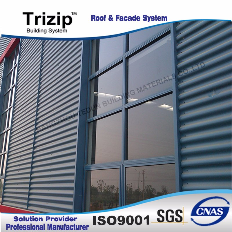 Audi 4s Shop Specially Used Corrugated Steel Panel Exterior Wall