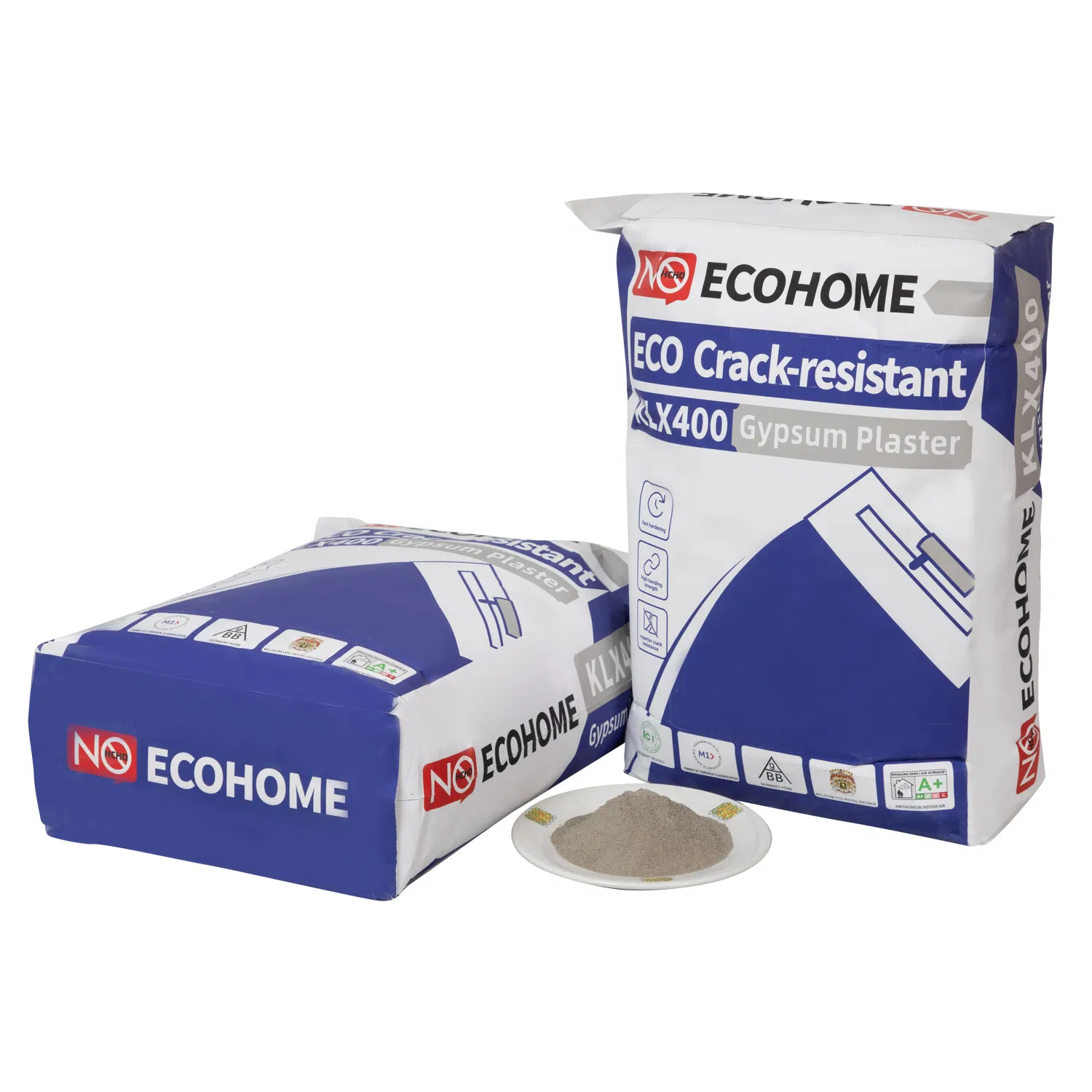 Klx500 Sand-Free Finishing Plaster of High Bonding Strength, and Resistance to Debonding/Cracking for Perfect Finishes with Heat Insulation and Noise Reduction