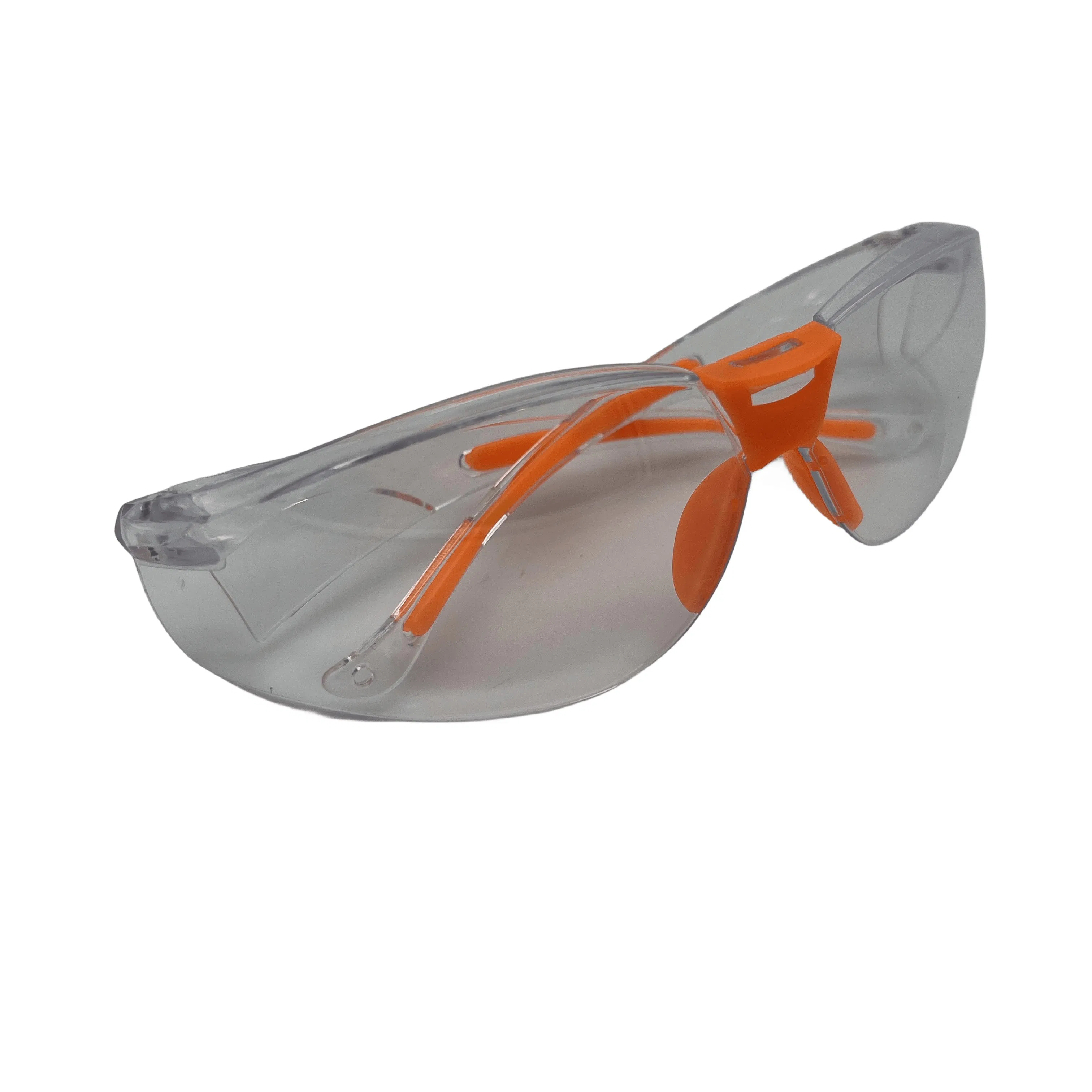 PC Lens & Temple Rubber on Legs & Nose Pad Safety Glasses