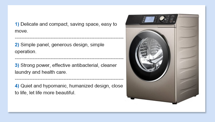 Model Stainless Steel Anti-Foaming Sensor Commercial Full Automatic Washing Machine