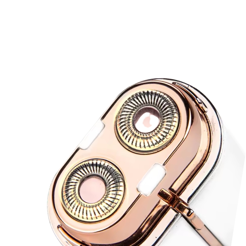 USB Mini Waterproof Woman's Double-Headed Facial Shaver Body Hair Remover