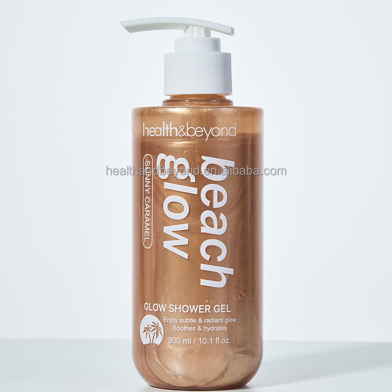 Custom Logo Exfoliating 400ml Fragrance Perfume Natural Fomming Skin Body Wash Shampoo