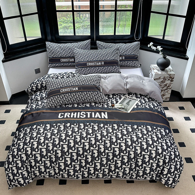 Комплект постельного белья из белого шелка, 4 предмета