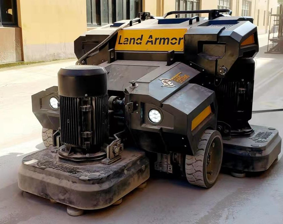 Double Layer Gear 20HP Remote Control Type Concrete Grinder