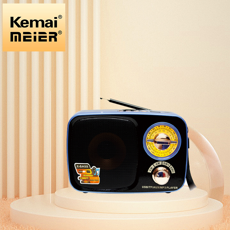 Classical Style Wireless Music Stereo Vintage Radio Retro Bt Speaker with FM