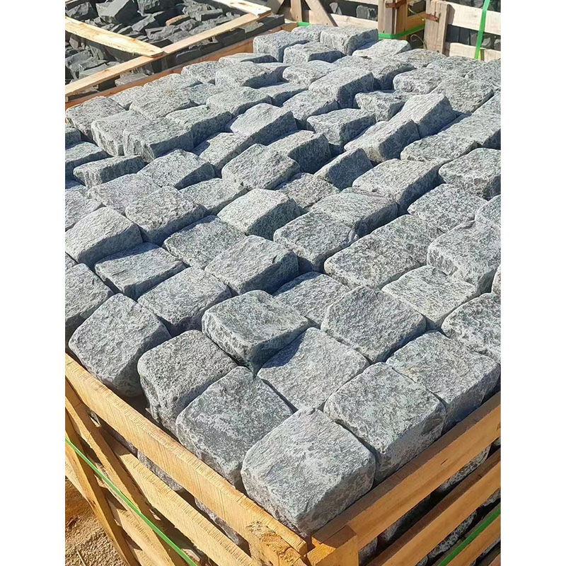 Light Grey/Dark Grey/Yellow G603/G654/G682 Natural Slate Marble Granite Cobbles/Pebbles Tumbled&Split Paving Stone for Garden Decoration Building Material Price