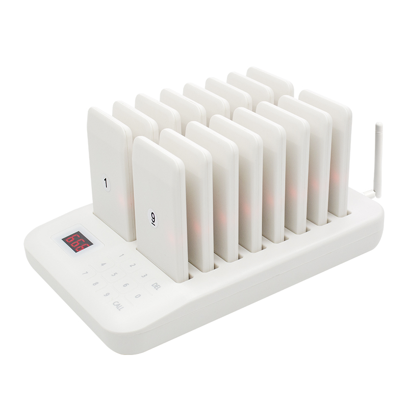 Wireless Restaurant Buzzer Pager System for Coffee Dessert Burger Shop Food Court