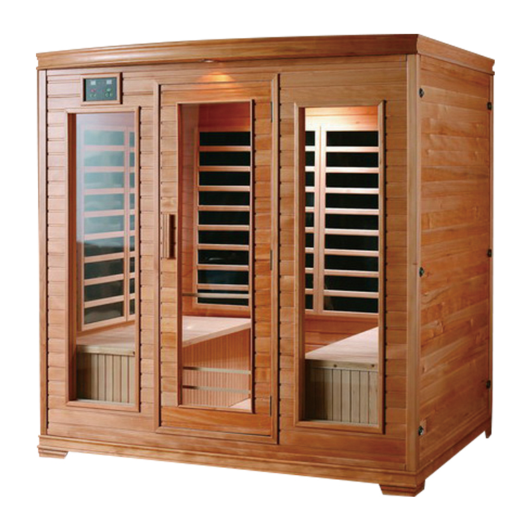 Hot Sale Finland Pine Wooden Steam Mini Sauna Room (SR117)