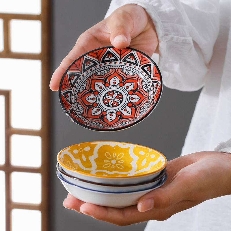 4.25"Saucer Soup Plate Pad Printing Porcelware Hotelware Ceramic Tableware