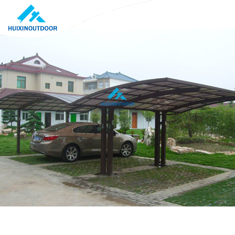 20X22 Polycarbonate Cantilever with Aluminum Carport