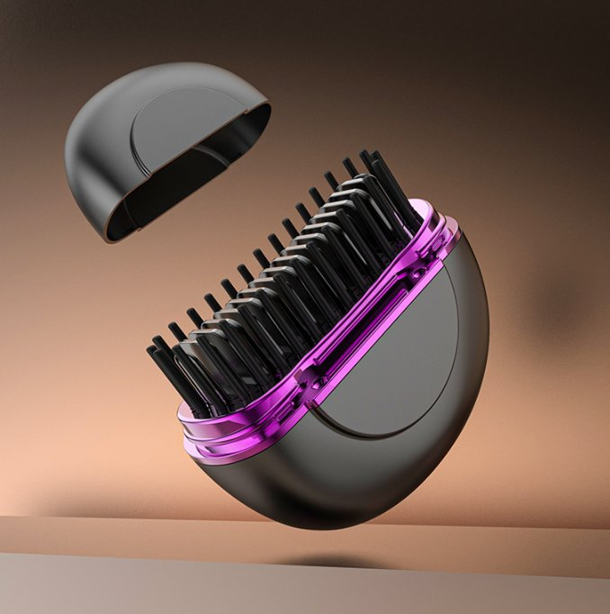 Factory Direct Supply Wireless Hair Straightening Brush — Electric Straightening Comb, Portable Hair Straightener