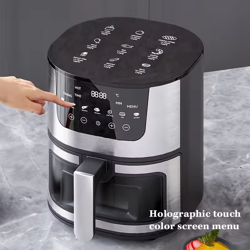Factory Stainless Steel Digital Air Fryer De 4.5L 6L 7L 8L 10L 12L Consumer Reports Best Hot Electric Air Fryer Without Oil