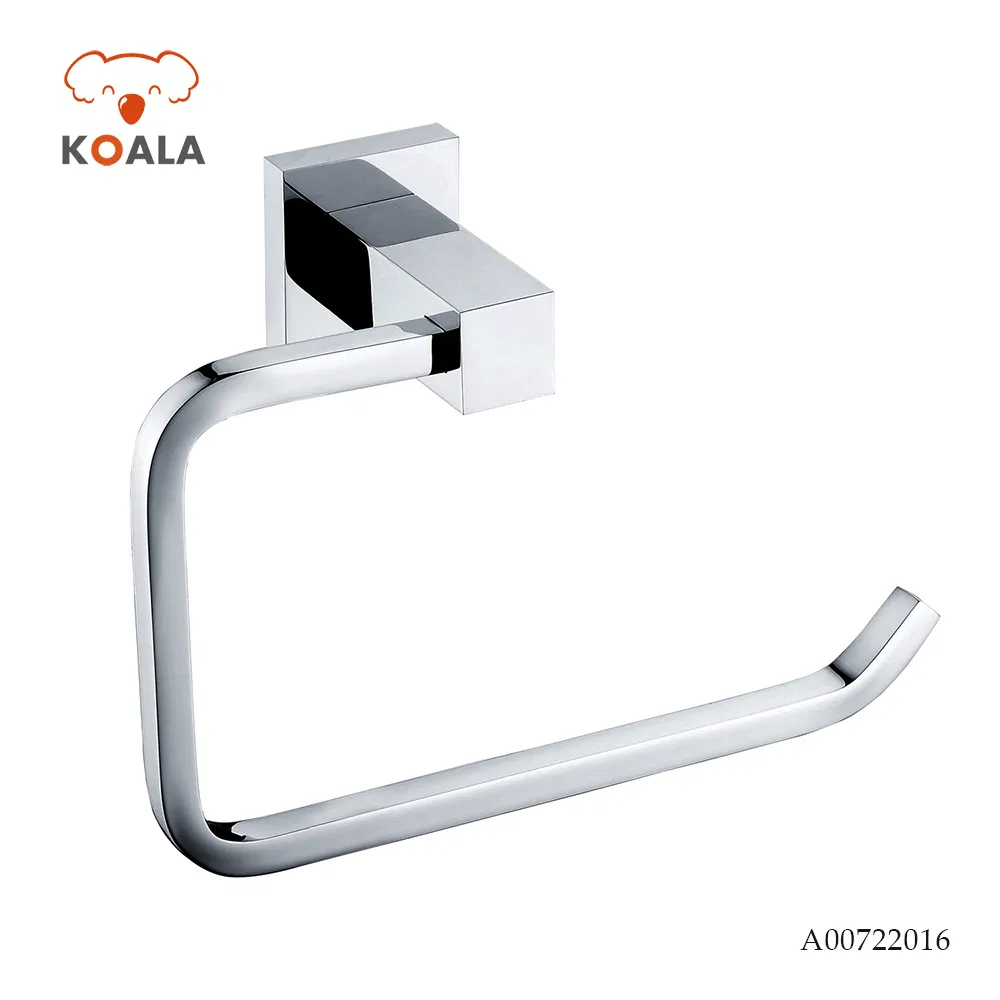 Стильный держатель для туалетной бумаги черный с золотом