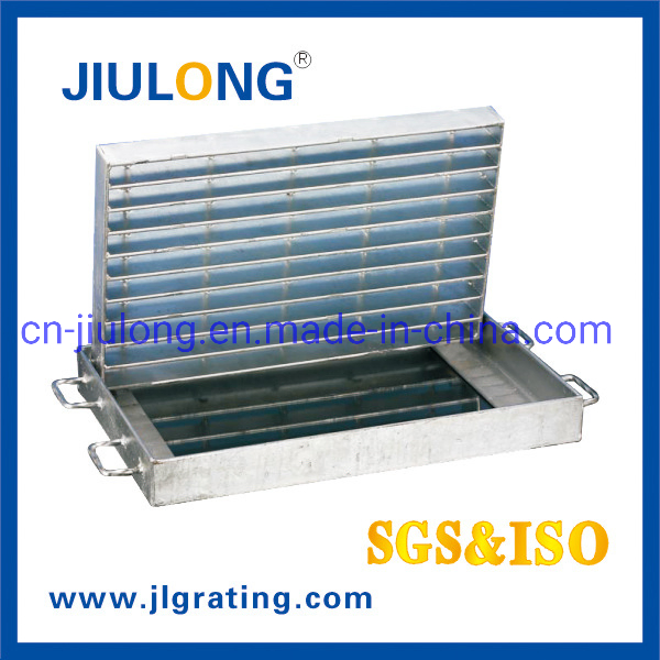 Galvanized Outdoor Drainage Pit Covers, Floor Drain From Steel Grating