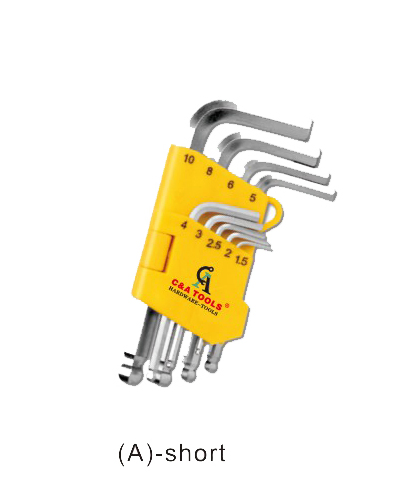 Home Use Set of 9PC Ball Point Hex Key Set