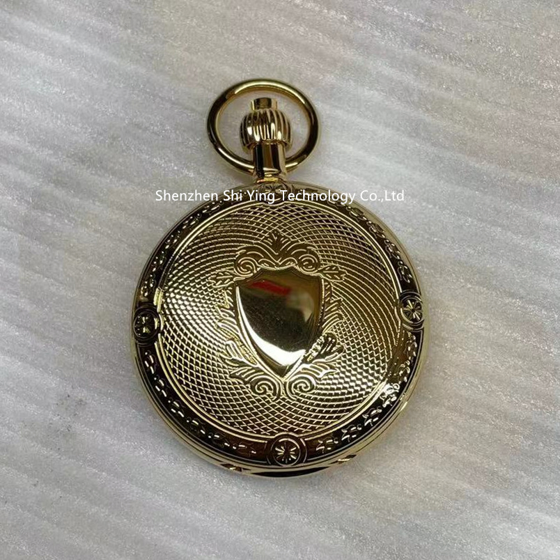 50mm Brass Antique Mechanical Pocket Watches for Men Gift