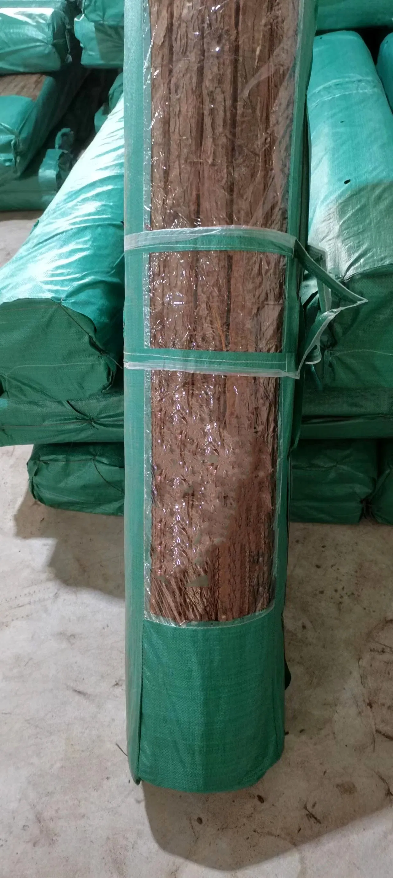 Double-Sided Tree Bark Fence Roll for Natural Privacy