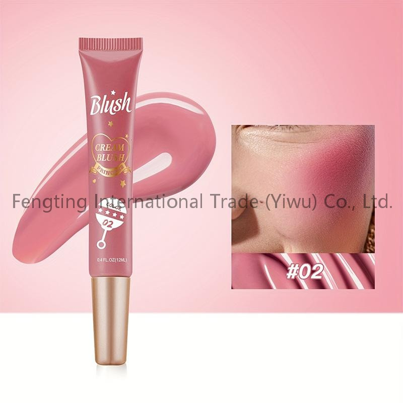 Liquid Blush Eye Shadow Cross-Border Explosion Lips and Cheeks with a Natural Slim Shine Bloom Blush
