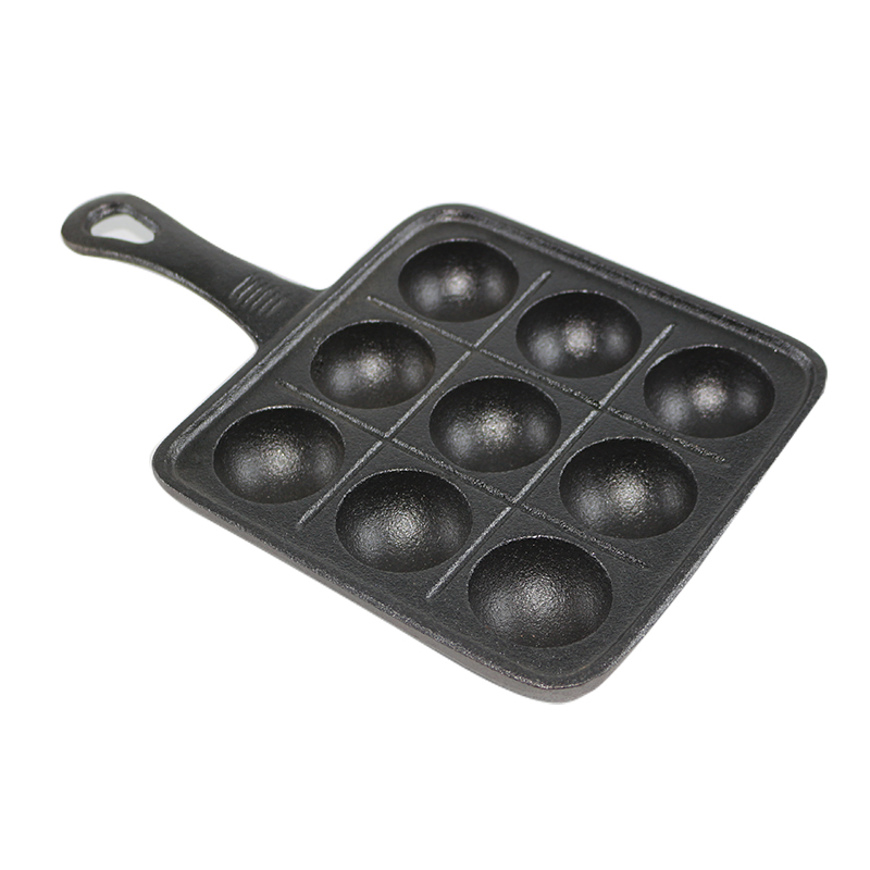 Чугунная форма для тефтелей на 9 ячеек