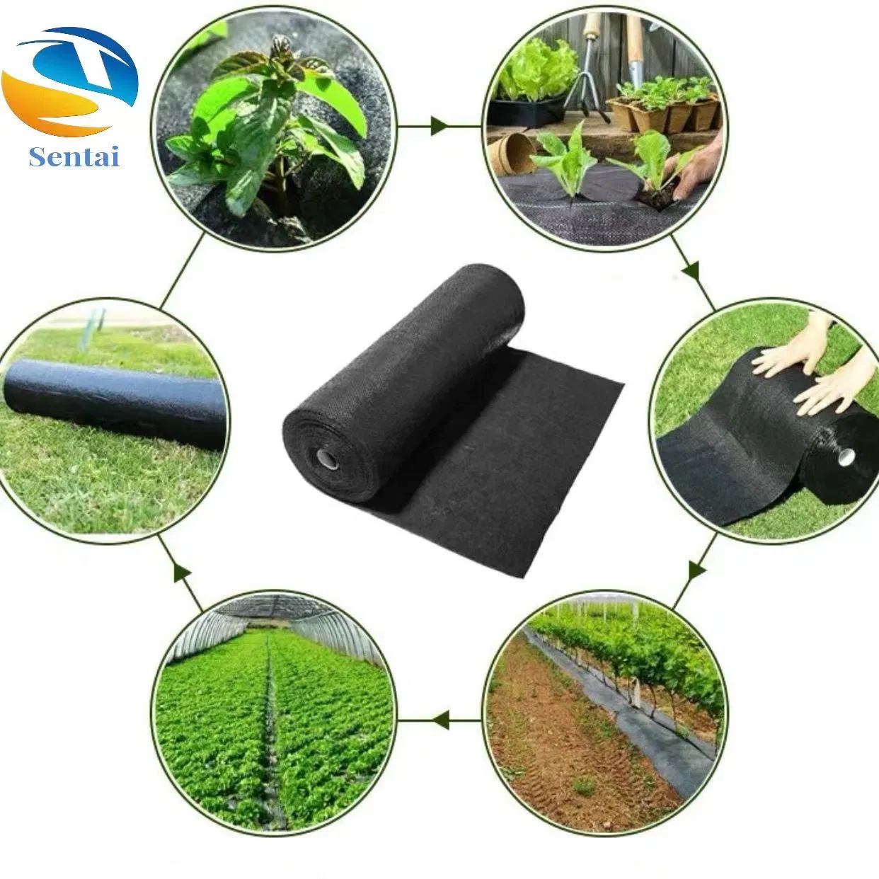 The Manufacturer Directly Sells Various Specifications of Plant Weed Control Pads, Supports Customization, and Provides Samples of Black Grass Resistant Cloth