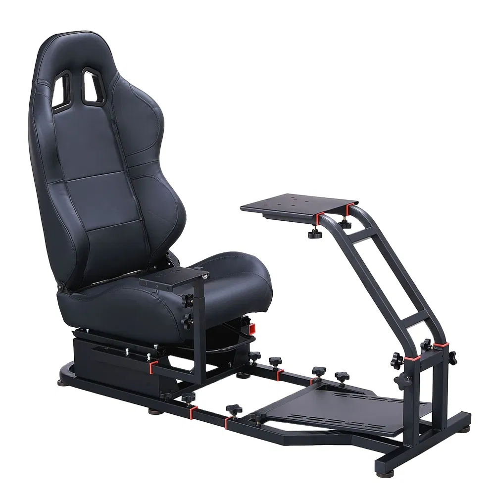 Professional New Style Racing Car Game Simulator Chair Gaming Seat Stand Steering Wheel Support