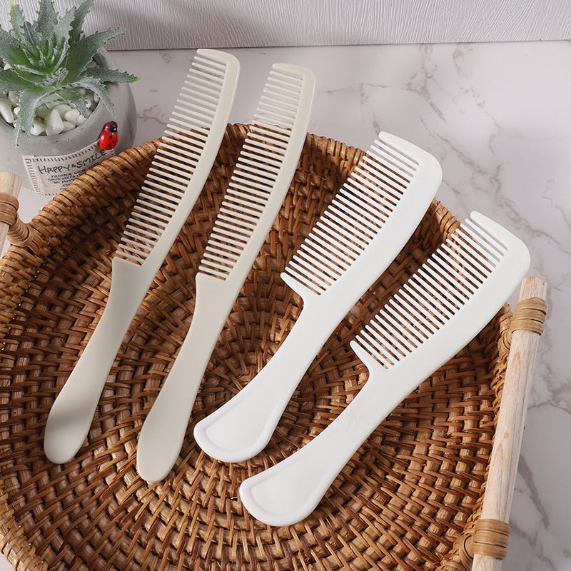 Multiple Styles Custom Reuse Personalized Biodegradable Wheat Straw Comb Eco Friendly Wheat Straw Hotel Hair Comb