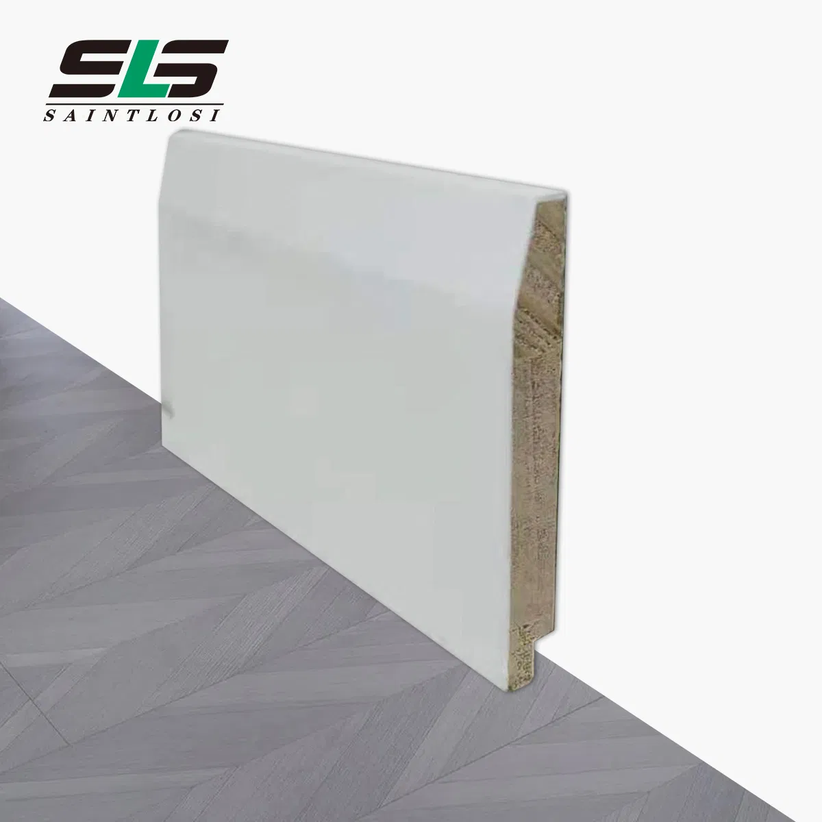 Factory Price Easy Install New Design Waterproof Eco-Friendly PVC Spc Laminate Flooring Skirting Board