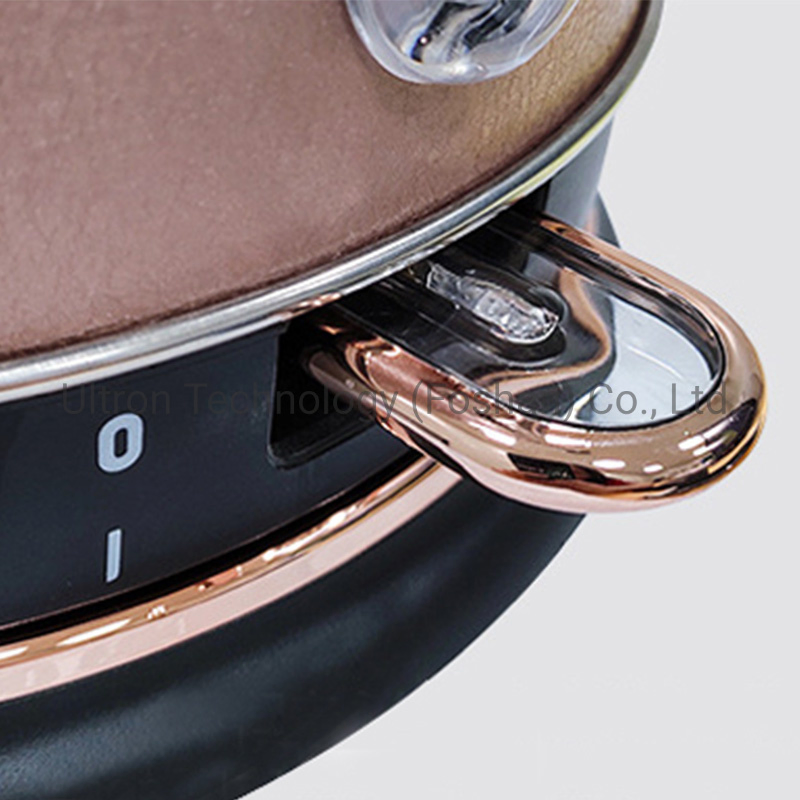 2L Europe Design Electric Kettle with Stainless Steel Housing