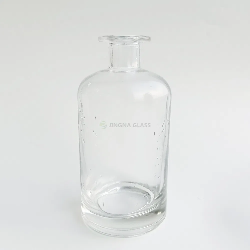 Wholesale 500ml 17oz Round Oil and Vinegar Olive Glass Bottle for Kitchen