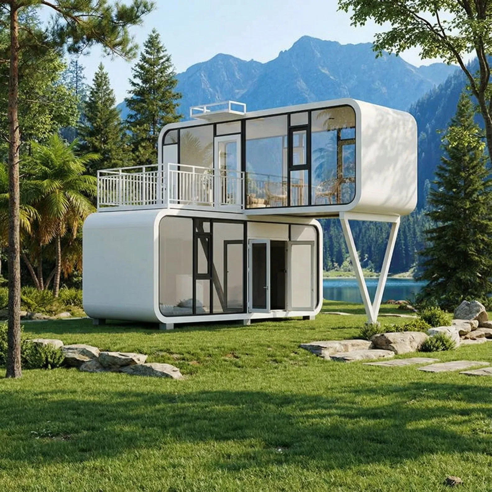High Quality Customize Luxury Modular Prefab Capsule Pod for Resort and Glamping Camp