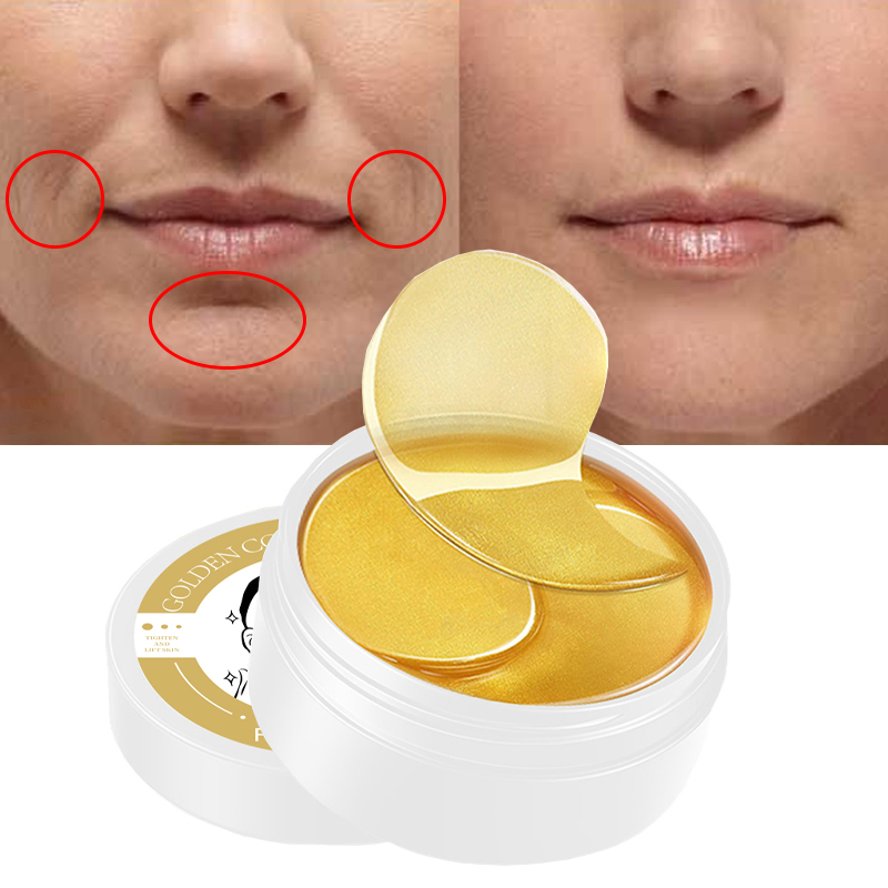 Remove Dark Circle Anti-Wrinkle Organic Moisturizing Collagen Golden Hydrogel Eye Mask