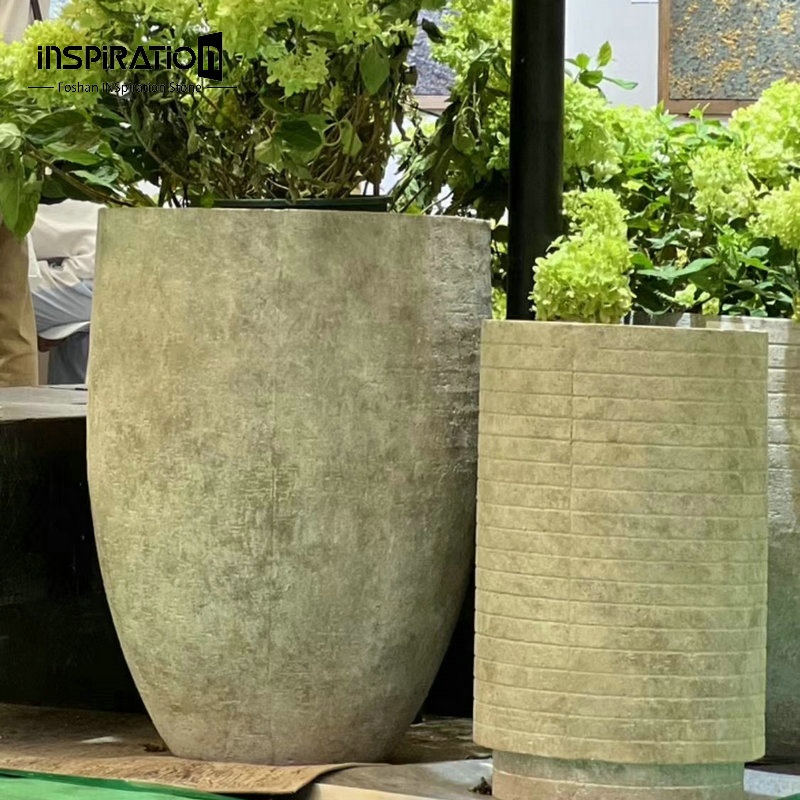 Горшки бетонные легкие для комнатных садовых растений