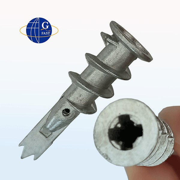 Zinc Alloy Metal Self Drilling Drywall Anchor Gypsum Board Installation