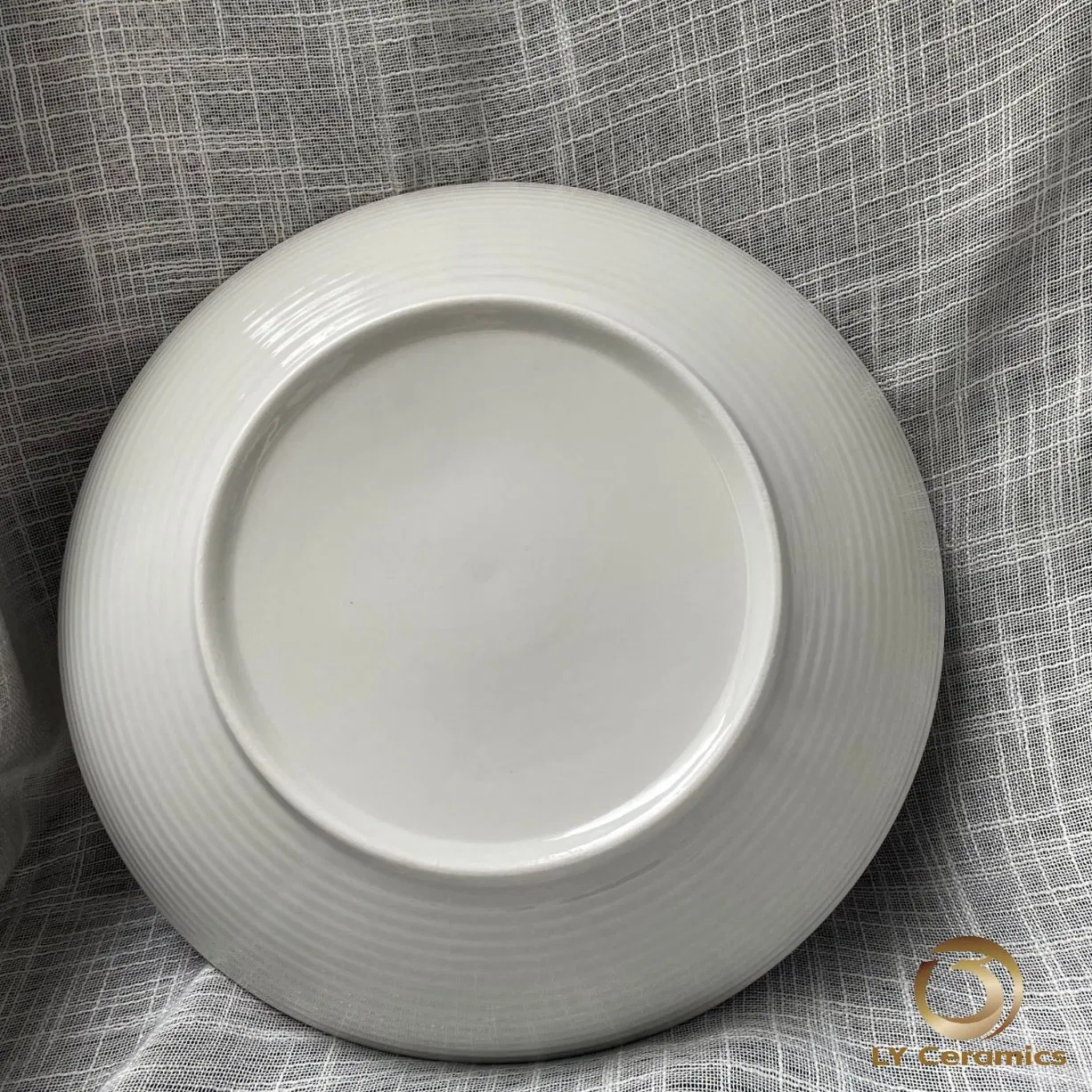 12.75" Rice Pasta Fuirt Plate Soup Bowl Healthly Pad Printing Porcelain Ceramic Kitchenware Tableware