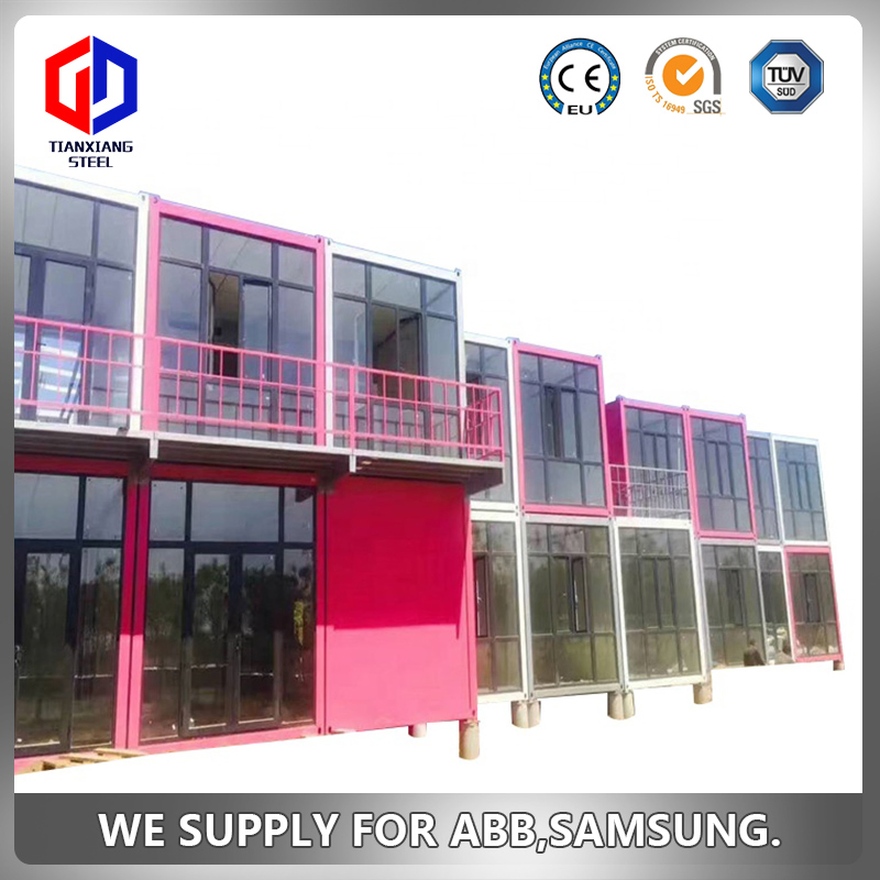 Made in China Container Villa/Steel Frame Prefabricated Building