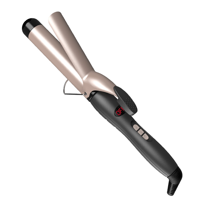 Bidisco Wholesale Price 360 Degree Waver Hair Styling Tools LCD Display Hair Curler for Girl Rotating Curling Hair Iron
