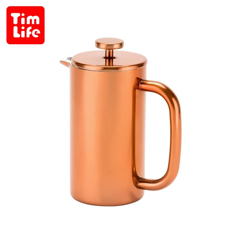 High Quality Doublewall SS304 Insulated Coffeemaker Italian Coffee French Press