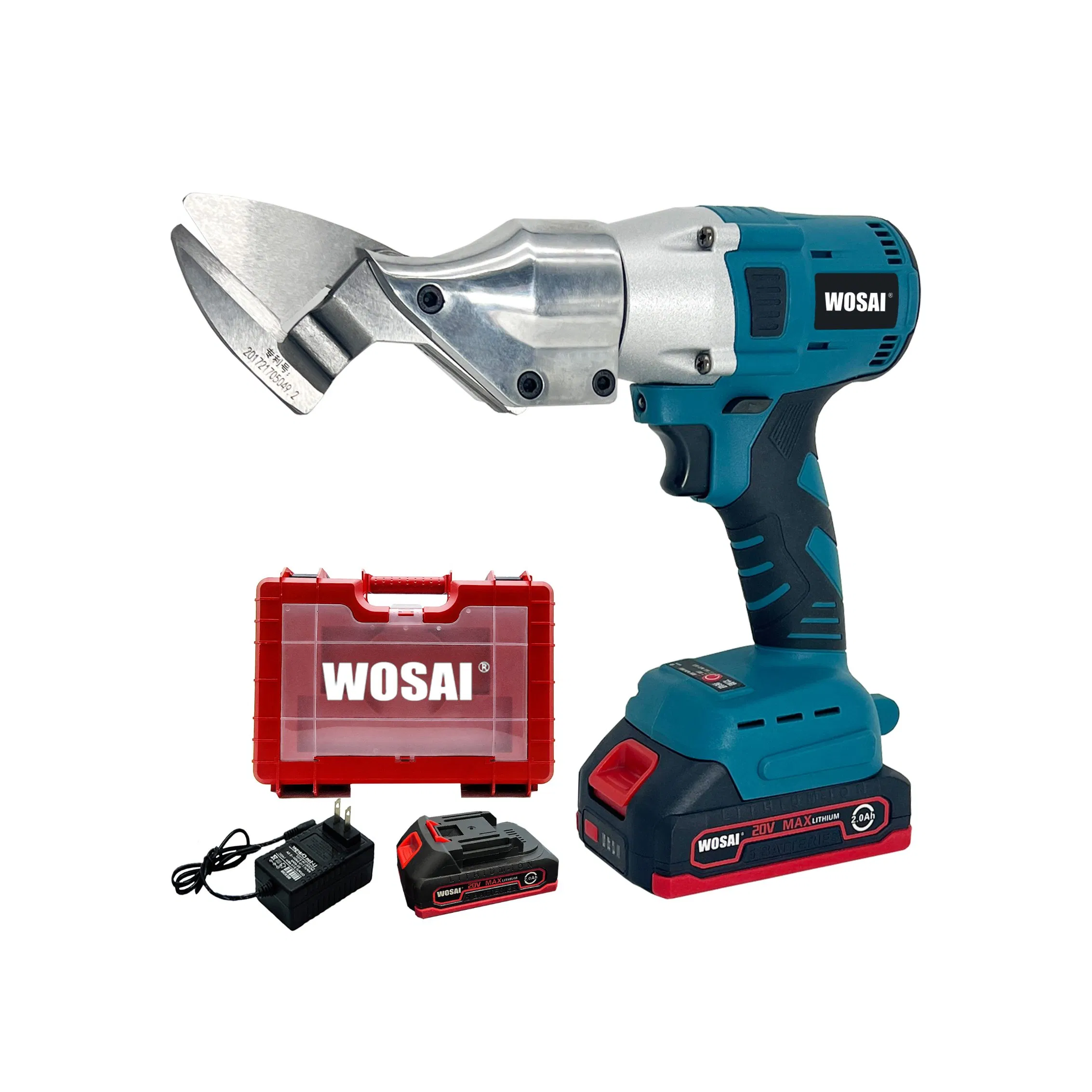Электрические ножницы Wosai 20V для резки листового металла
