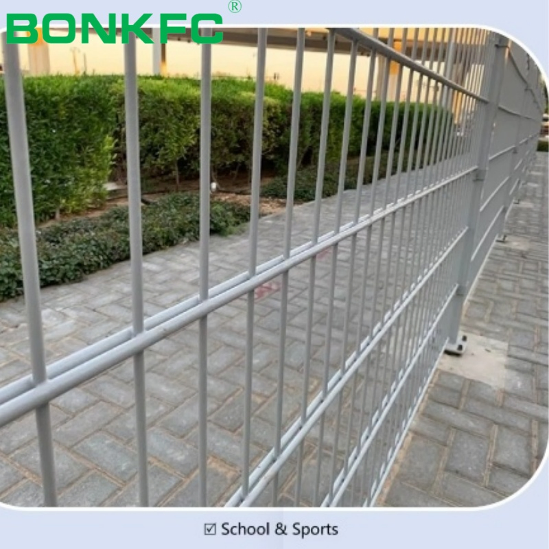 for Enhanced Security School Fence Sports Factories Powder Coating Durable 868/656 Welded Wire Fence PVC Double Wire Mesh Twin Wire Mesh Fence 2D Panel Fence