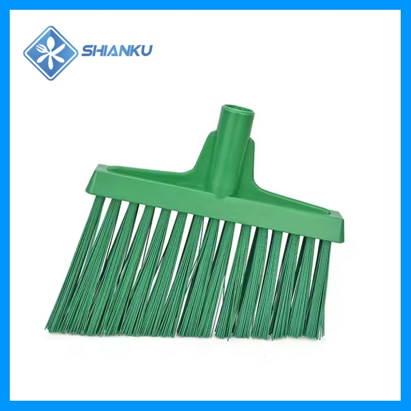Shianku Wholesaler Food Grade Hard Bristle Plastic Broom Head