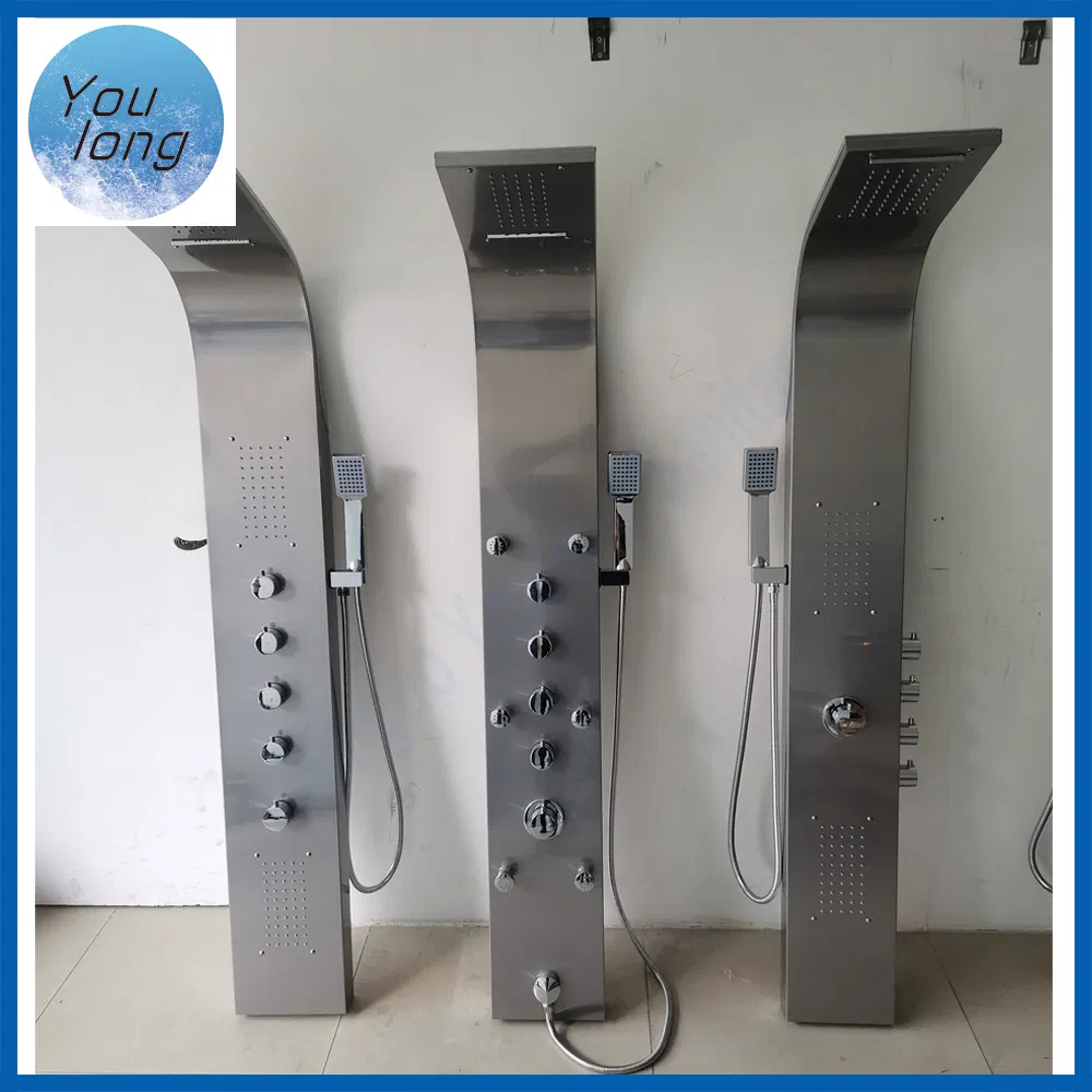 SS304 Factory Supply Bathroom Wall Shower Column Bathroom Rainfall Shower Panel