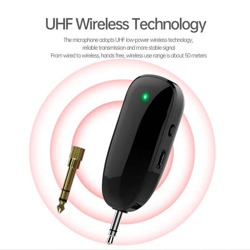 V16 UHF Wireless Head Mounted Microphone for Teaching, Stage Performance, Tour Guide