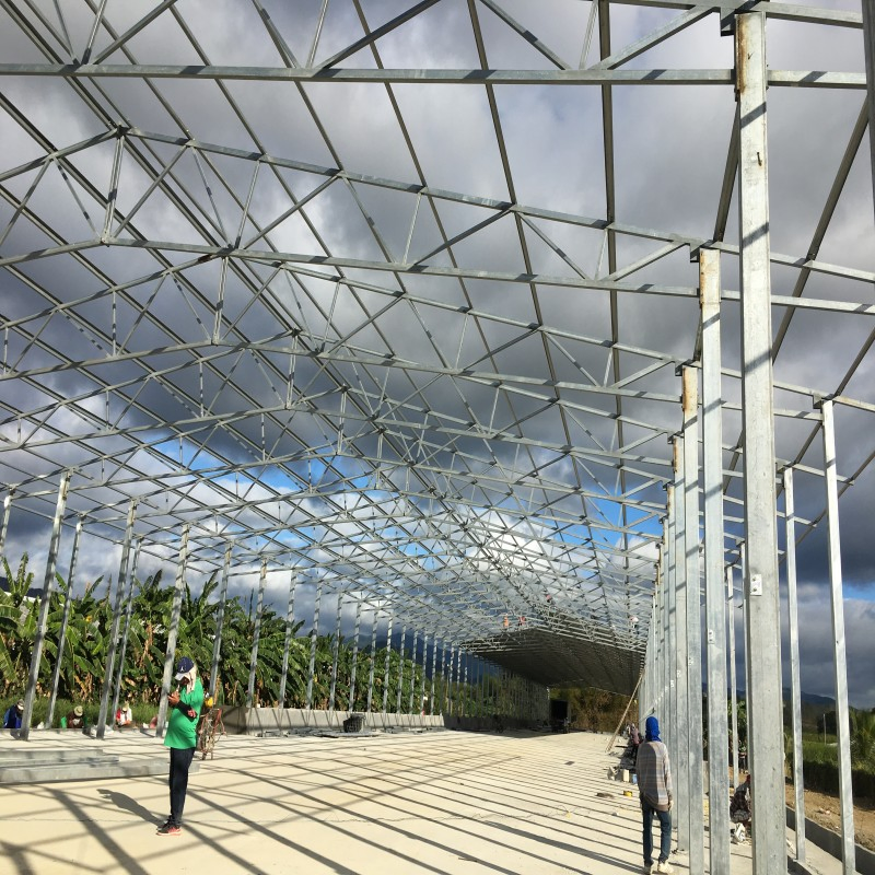 Prefabricated Galvanized Steel Structure Poultry Chicken House for Industrial Broiler Layer Farm Building System