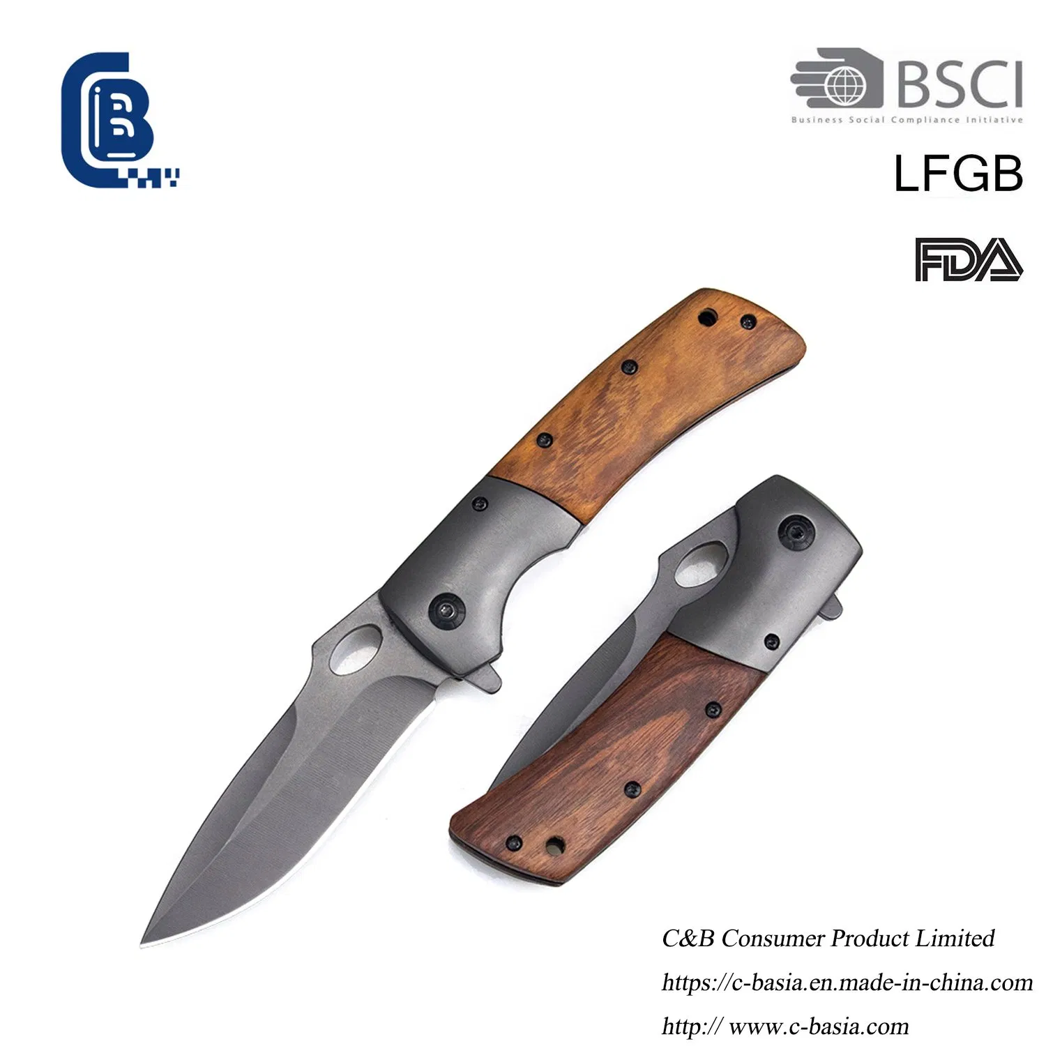 4.5 " Handle Portable Tatical Folded Hunting Camp Survival Combat Pocket Kinfe