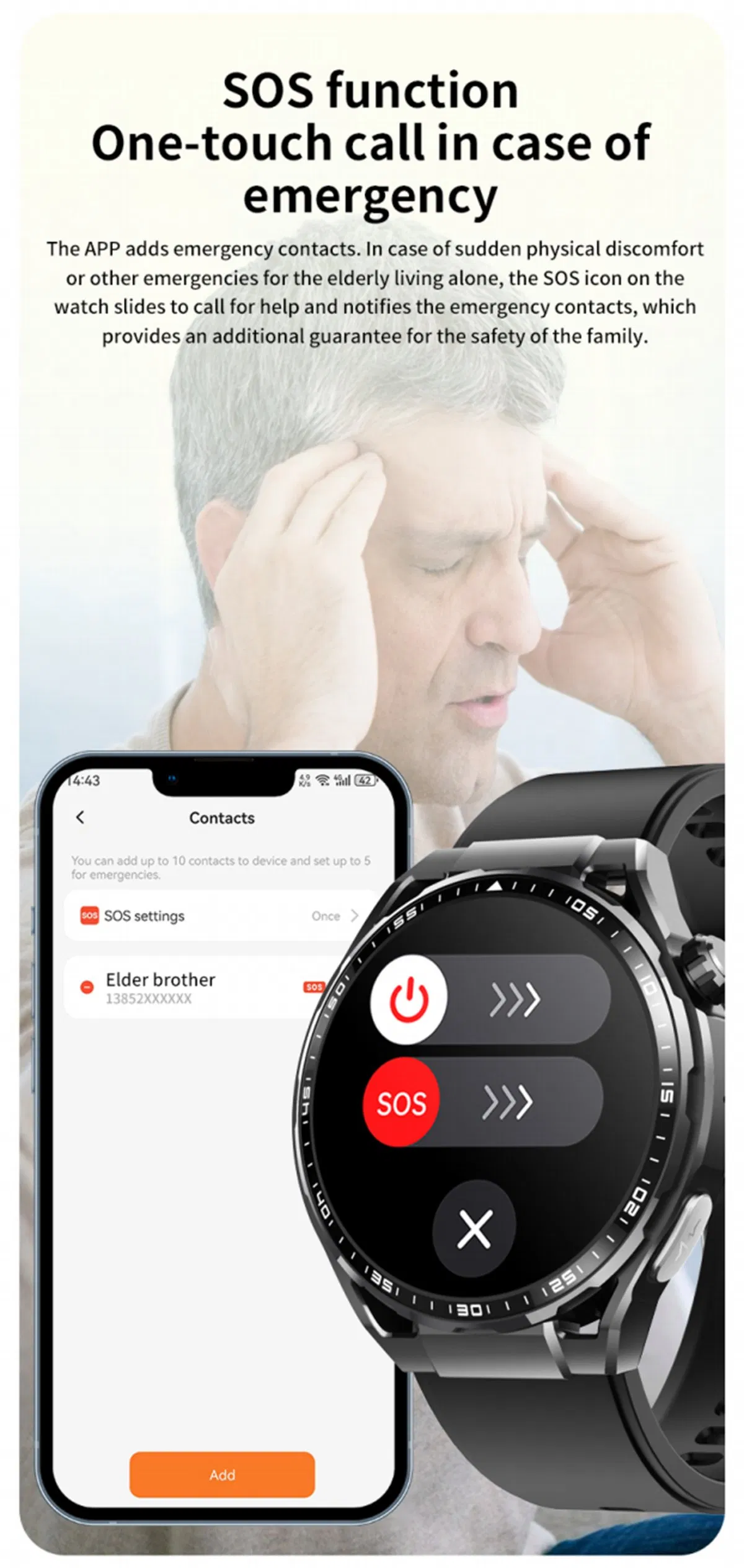 ECG Uric Acid Health Smart Watch